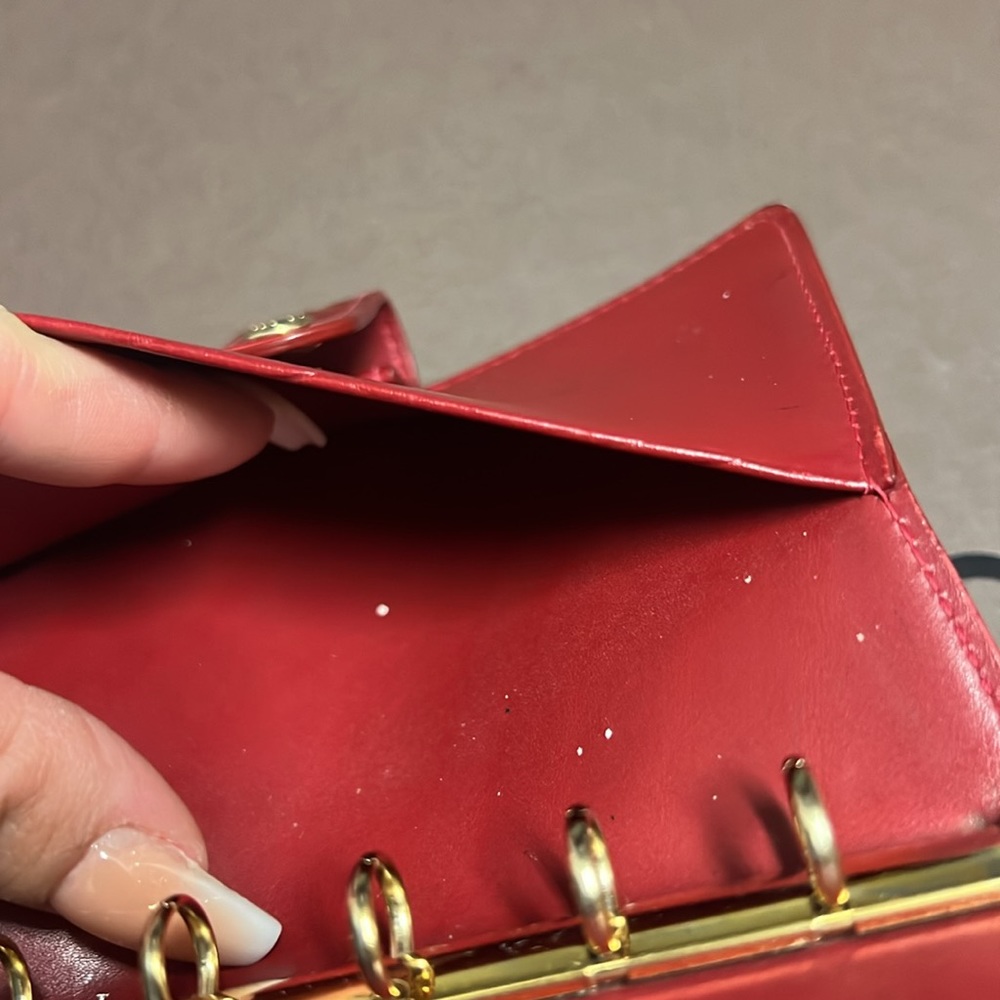 Louis Vuitton monogram Vernis red agenda/ passport/ CC. holders whit box - Picture 11 of 17